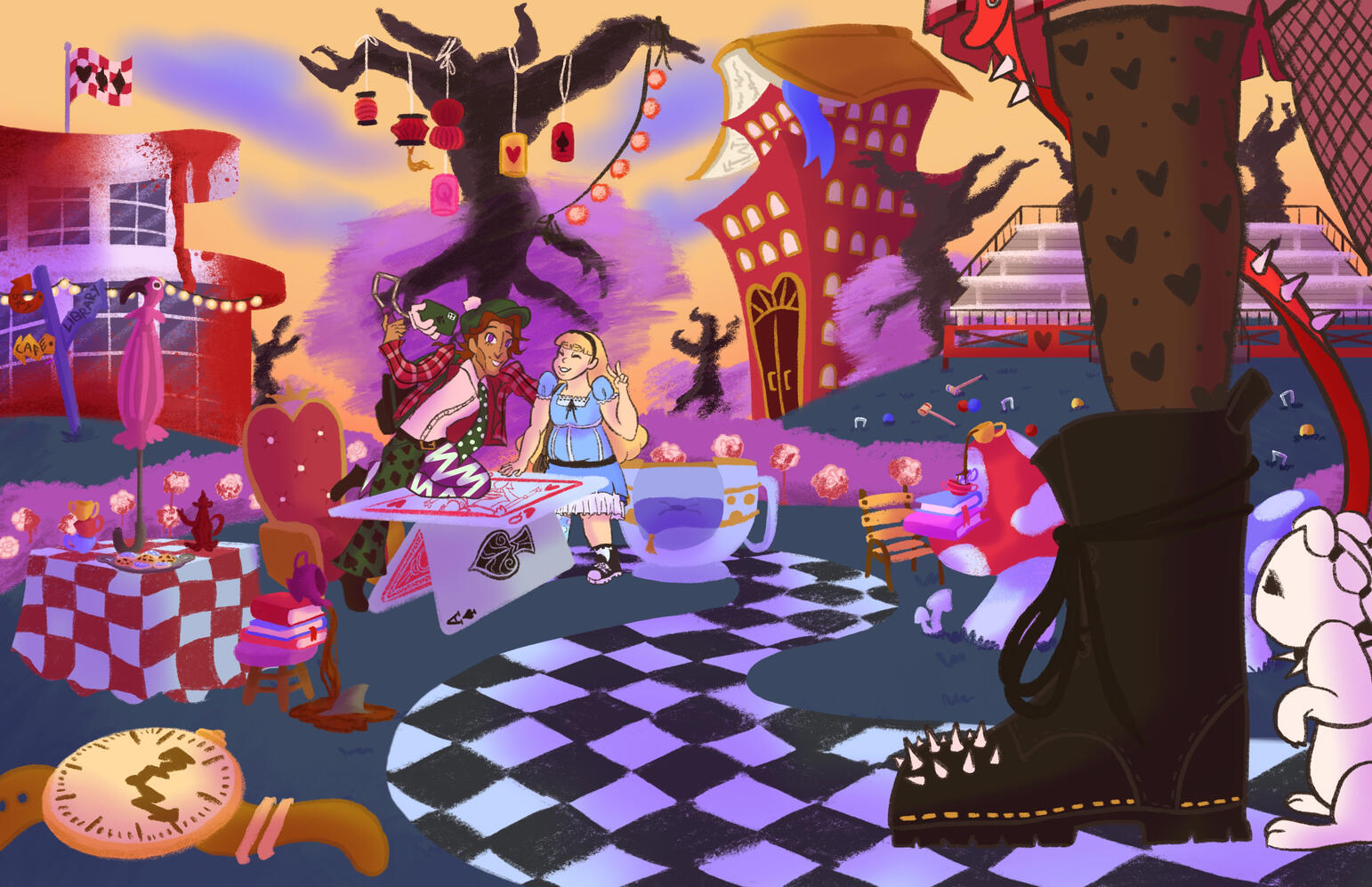 Wonderland High Environment