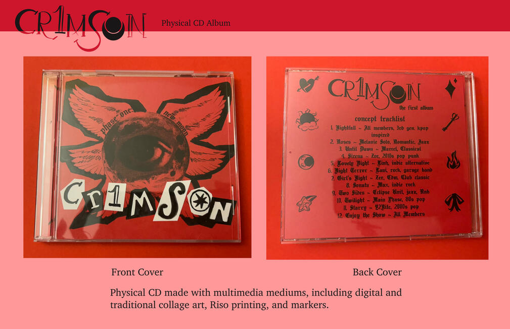 CR1MSON CD Covers