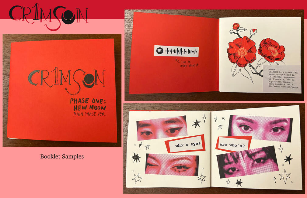 CR1MSON CD Booklet