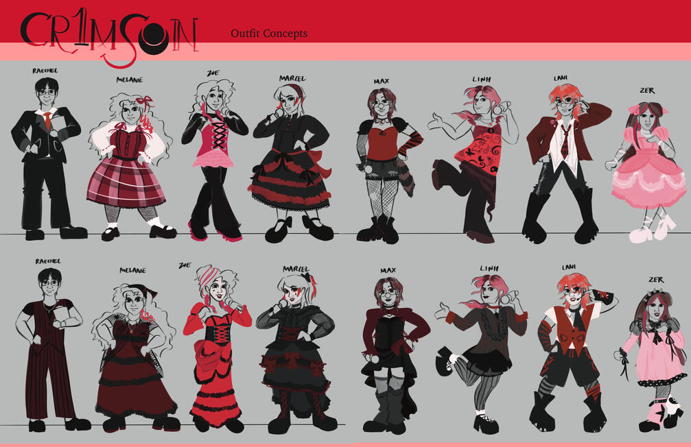 CR1MSON Outfits