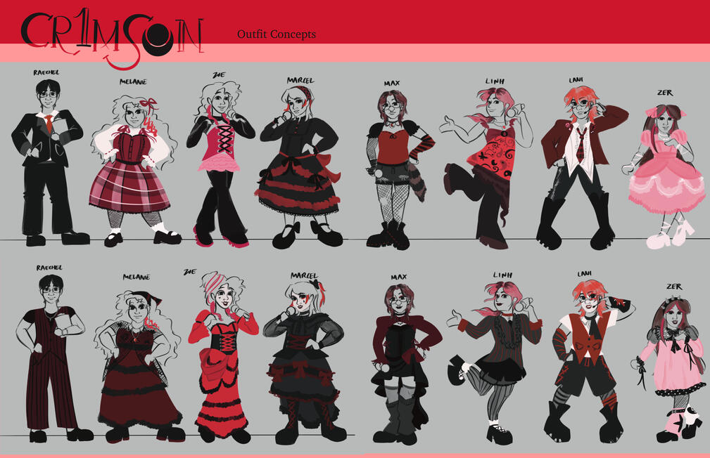 CR1MSON Outfits